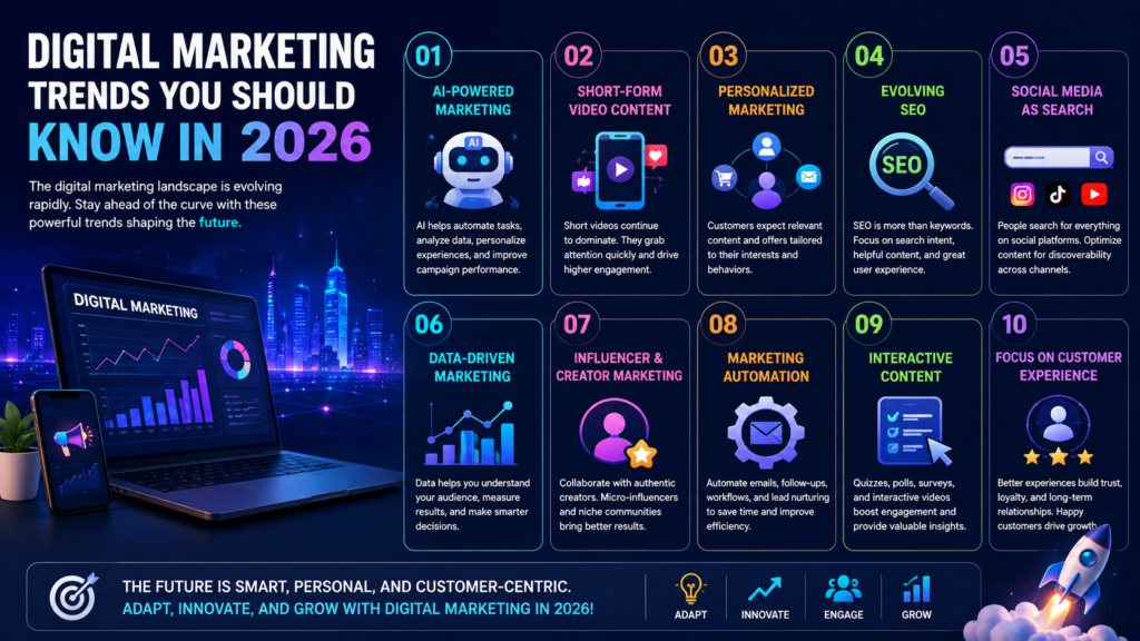Digital Marketing Trends You Should Know in 2026