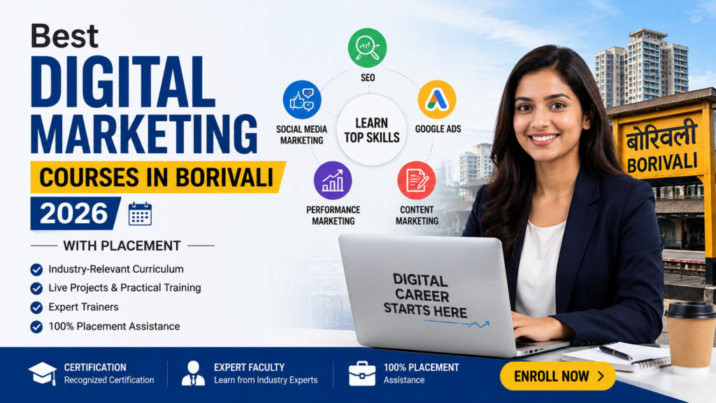 Best Digital Marketing Courses in Borivali 2026 with Placement